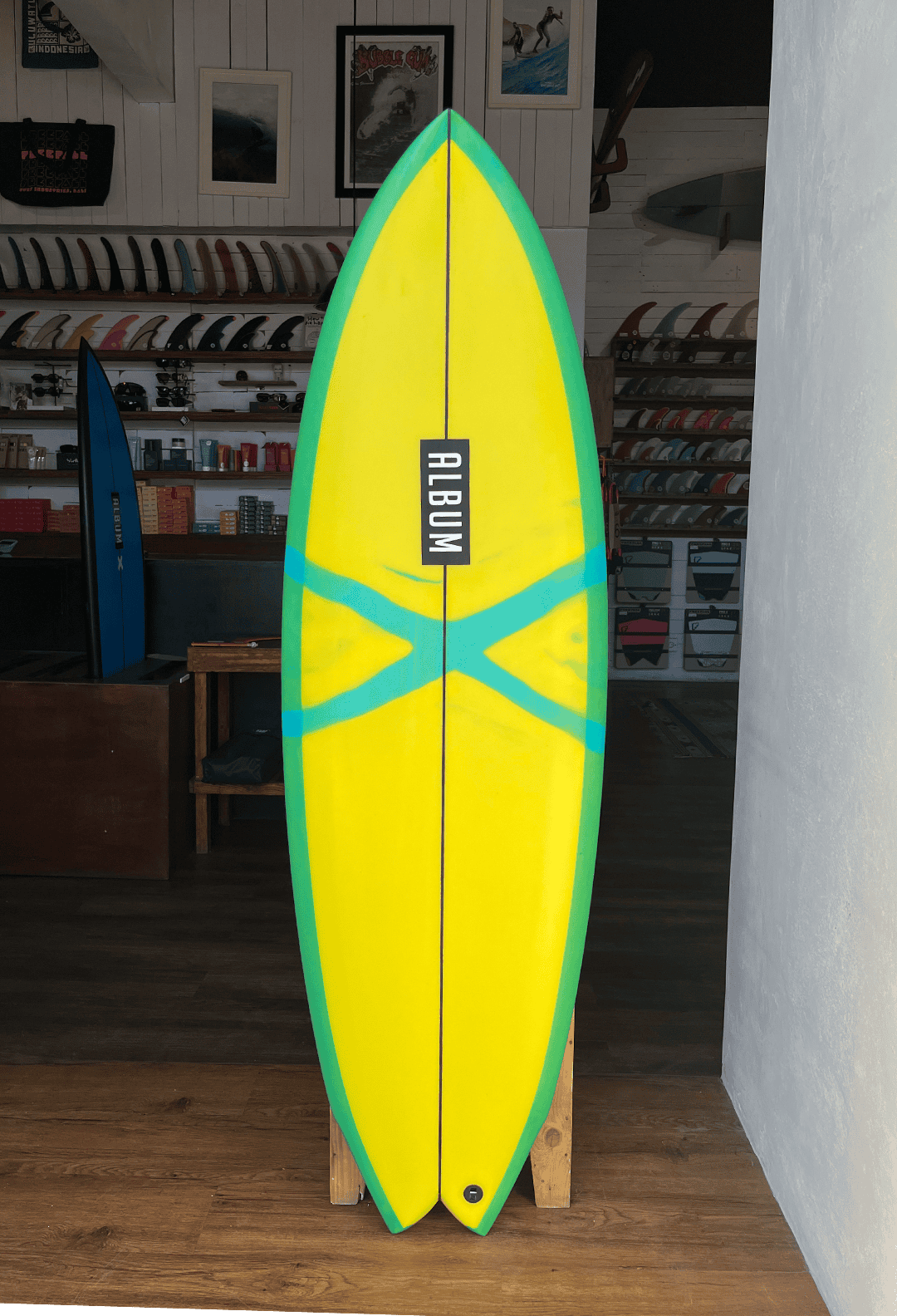5'4 TWINSMAN LIME ELECTRIC SEAFOAM X ABSTRACT - Image 2