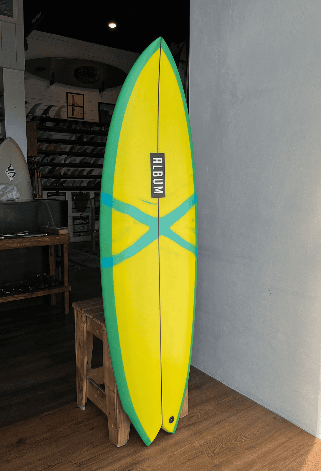 5'4 TWINSMAN LIME ELECTRIC SEAFOAM X ABSTRACT